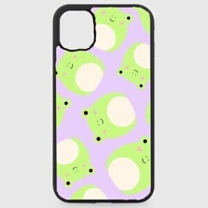Purple cute frog phone case